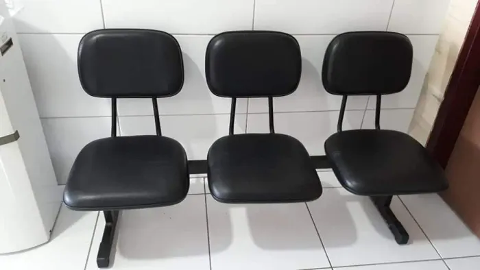Longarina de lugares para sala de espera 