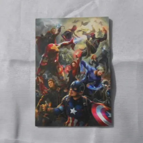 Plaquinha decorativa Os Vingadores Avangers Marvel quadrinho decoração