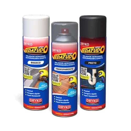 Borracha líquida impermeabilizante spray 400 ml - Vedatudo
