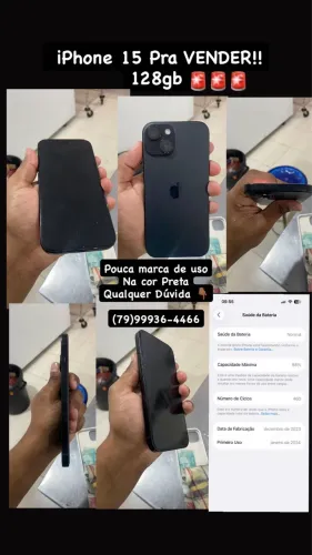 Vendo iPhone 15 black 