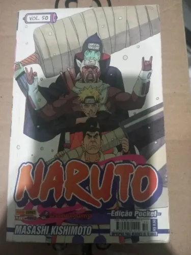 Mangá Naruto - Edição Pocket - Vol. 50 Panini comics 
