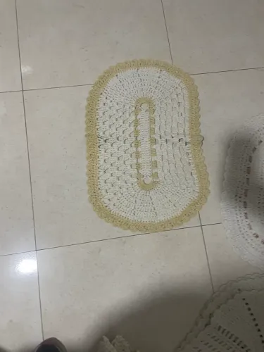 Tapete crochê pouco uso