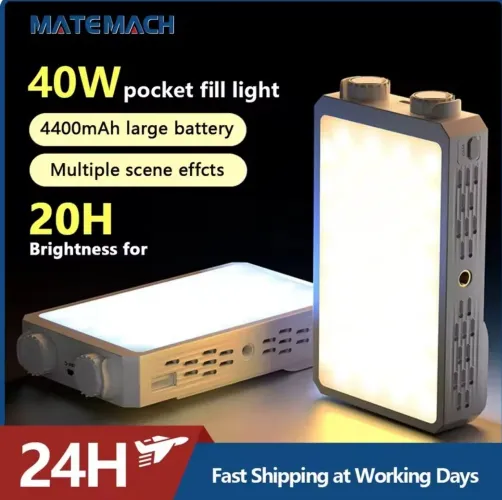 iluminação luz de LED 40W - bateria de 4400mAh