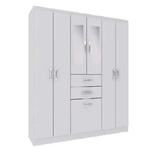 Guarda-Roupa Branco Moderno