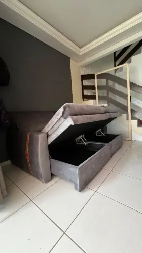 Sofá com baú, retrátil aproveita essa oferta