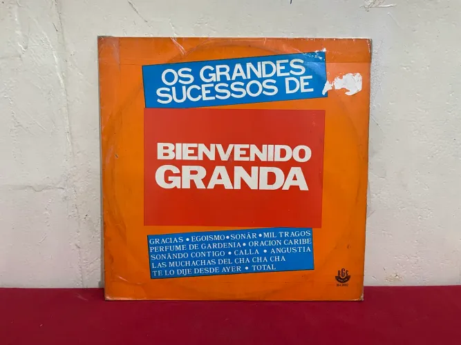 Disco de Vinil Os Grandes Sucessos De Bienvenido Granda