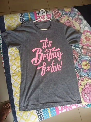 Camisa Britney spears cinza
