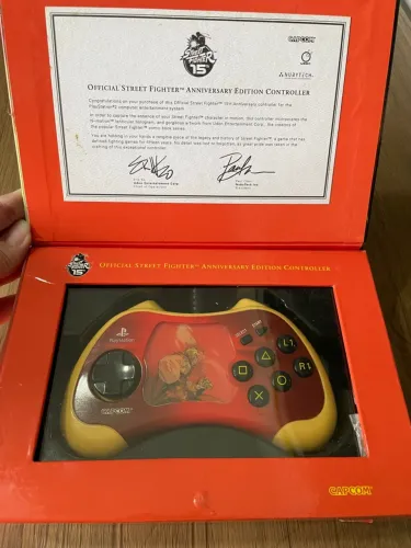 Controle PlayStation - Street Fighter (Ken)