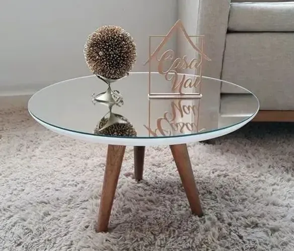 Mesinha De Centro Espelhada