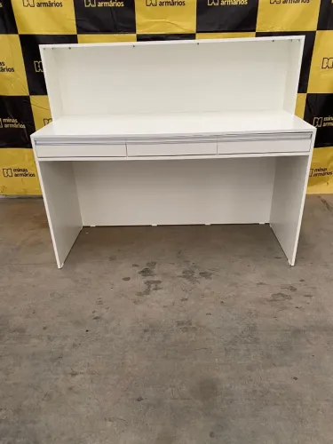 Bancada de atendimento MDF- Entregue montado , 03 Gavetas