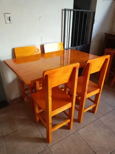 Mesas de restaurante 1,20x0,70- conjunto