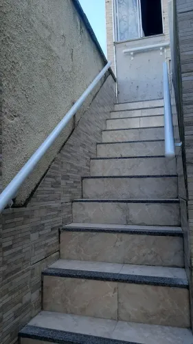 Corrimão de escada de alumínio 