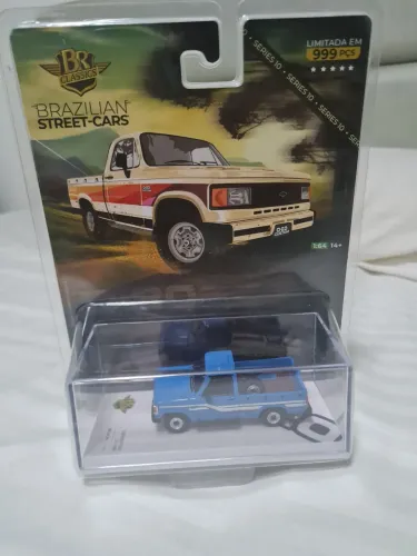 Miniatura Chevrolet D20 Csl 1989 Br Classics escala 1/64.