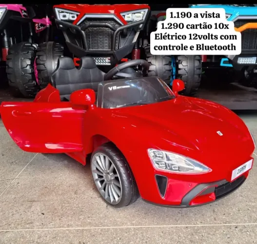 Carrinho elétrico infantil 12v