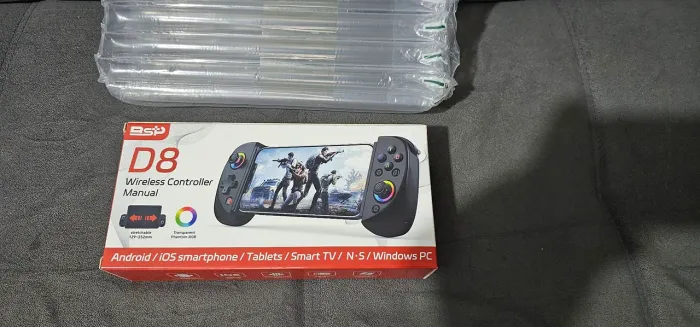 Controle Wireless D8 para Android, iOS, Tablets e PC