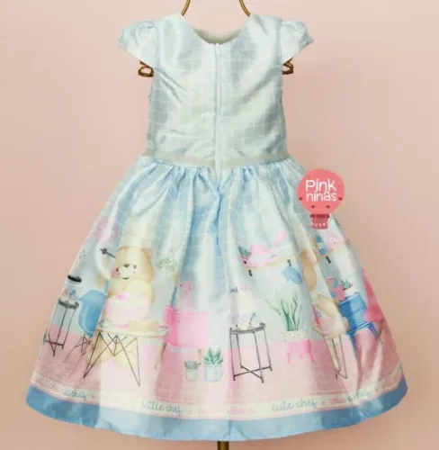 Vestido Infantil Tema Chef de Cozinha - Petit Cherie