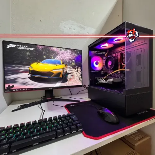 Pc Gamer Completo Ryzen 3 4100 + RTX 3050 6GB + RAM 16GB + SSD 512G Melhor Loja de fortalB