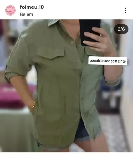 Blusa casual/trabalho Marfino