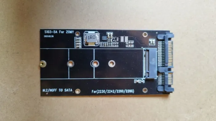 Adaptador M.2 NGFF (SATA) para SATA 2.5"