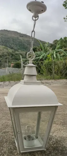 Luminária de Teto com Corrente (Grande)