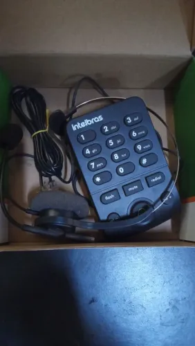 Headset Intelbras, telefone atendente novo nunca usado