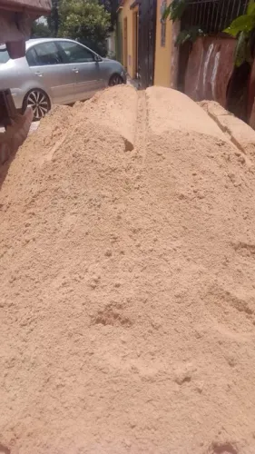 Areia para construção 