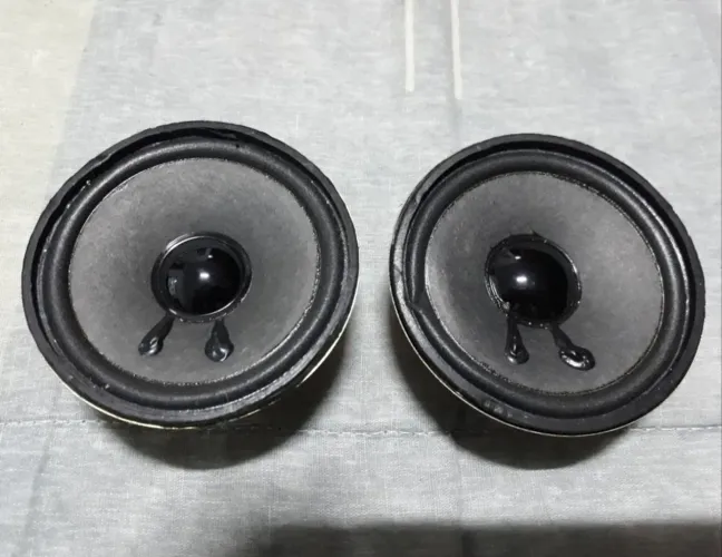 Par de Alto Falantes 4 Ohms 8cm! FAVOR LER A DESCRIÇÃO!