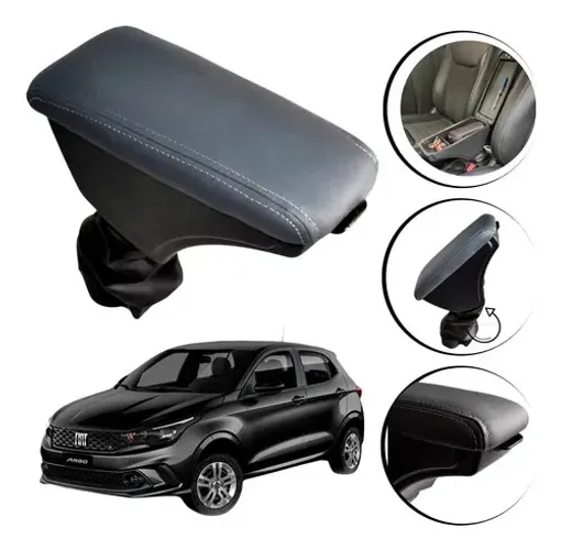 Apoio De Braço Porta Objetos P/ Fiat Argo 2017 A 2023