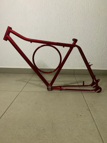 Quadro bike barra circular / barra forte