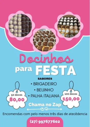Docinhos para festa