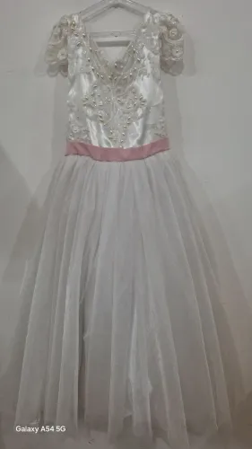 Vestido daminha 8 anos