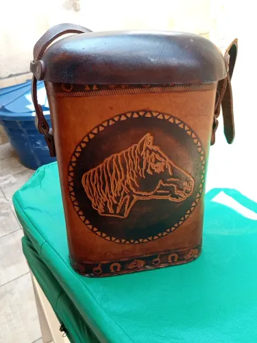 Bolsa térmica de couro