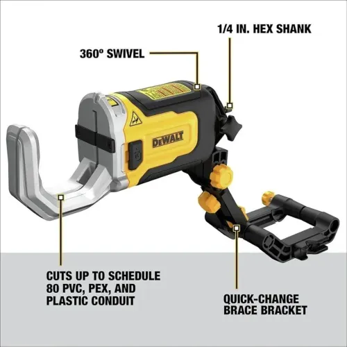 Cortador de tubos DeWalt Dwapvcir