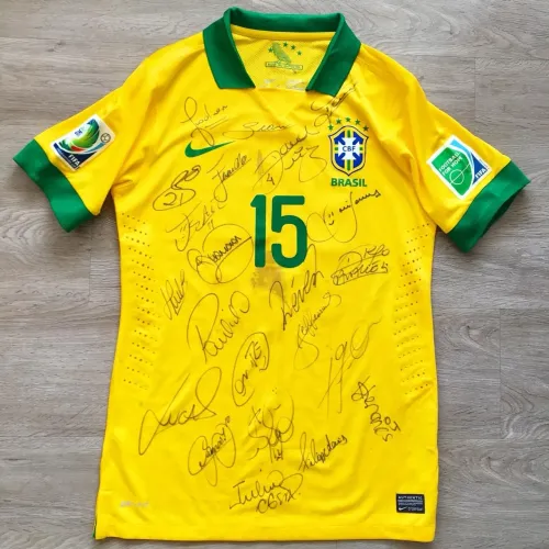 Camisa Seleção Brasileira de jogo Autografada