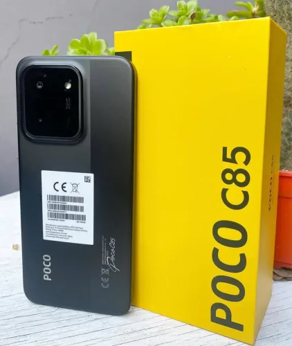 Smartphone Xiaomi Poco C85 NFC Dual SIM de 256B 8GB RAM de 6.9 50MP 13MP - Negro (Preto)