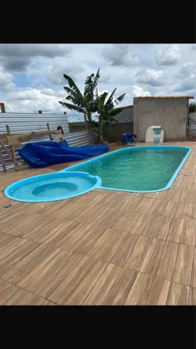 Piscina de fibra instalada (8 metros aquecida ))