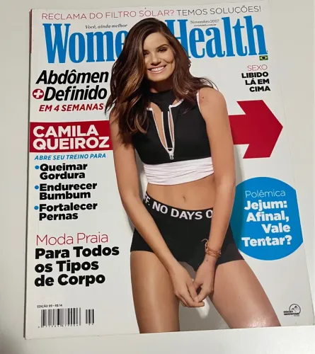 Revista Women's Health - Edição 99 - Capa Camila Queiroz