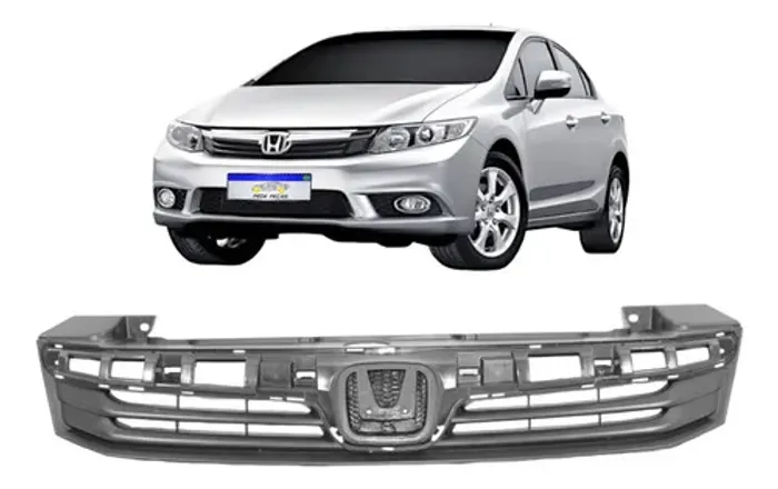 Grade Parachoque Honda Civic 2012 2013 2014 2015 2016 Novo