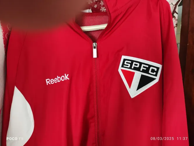 Jaqueta de Moletom SPFC Reebok - Tamanho G
