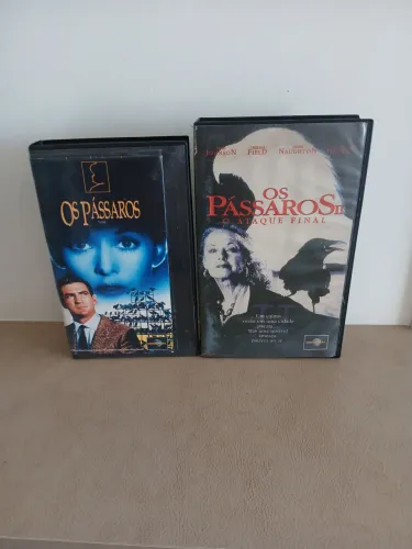 Fitas Vhs Os Pássaros 1 e 2 - Hitchcock