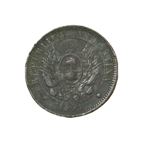 Argentina, 2 Centavos - 1891