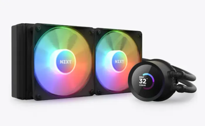  Water Cooler NZXT Kraken Elite 240 RGB - 240mm com Display LCD e 2 Fans RGB