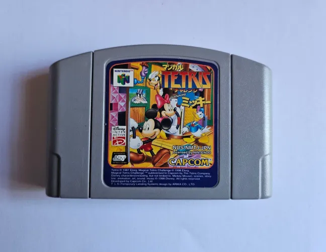 Tetris Magical Challenge Mickey - Nintendo 64 Original Japonês Em Ótimo Estado