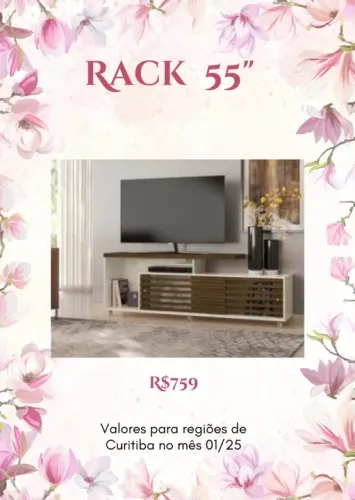 Promoção Rack 55'' - 23/01  