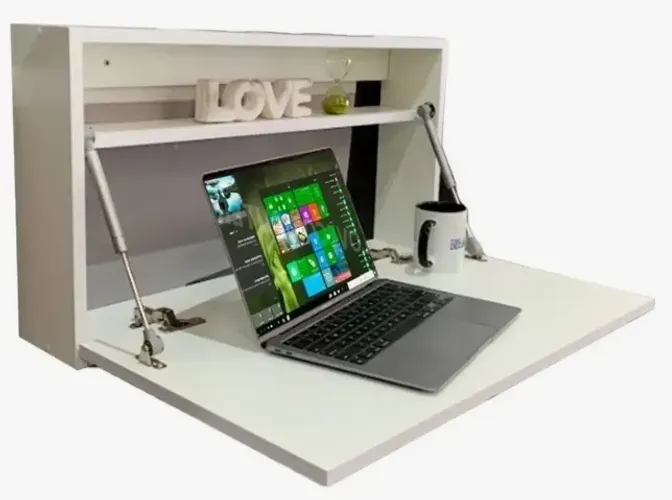 Escrivaninha Dobravel De Sala Home Office Retratil