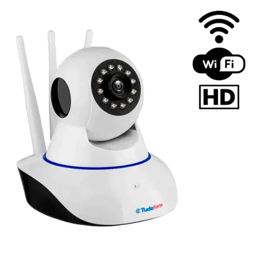 Camera Robo WiFi HD 720p Visão Noturna - R$ 139,99