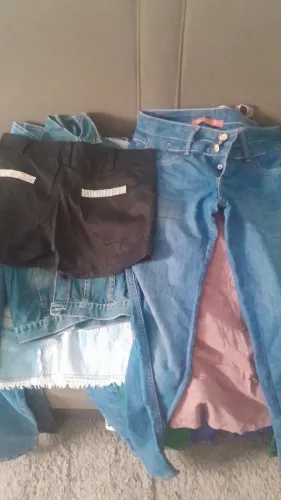 Conjunto de Jeans e Shorts
