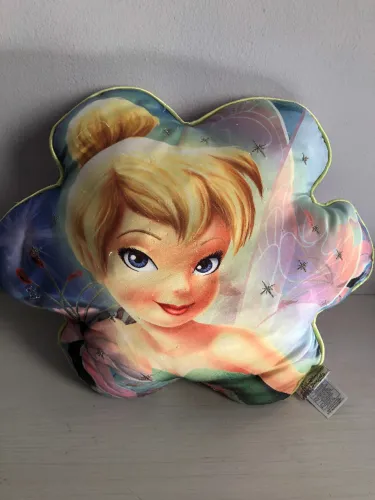 Pelúcia Almofada Sininho 40cm Disney Rara Importada Peter Pan