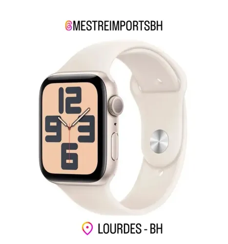 Apple Watch SE 2 44MM Starlight GPS  (Novo) Loja Física + Nota 