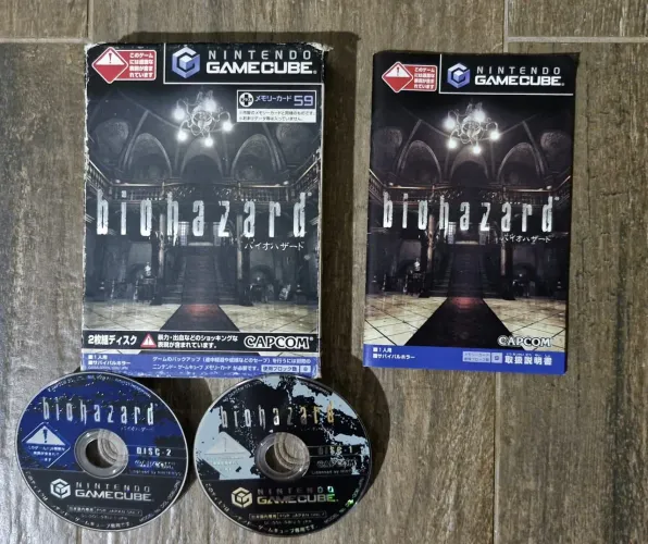 BIOHAZARD NINTENDO GAME CUBE ORIGINAL JAPONES